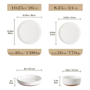 Tara 16-Piece Dinnerware Set