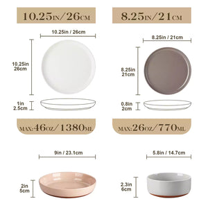 Tara 16 Piece Dinnerware Set