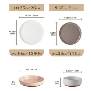 Tara 16-Piece Dinnerware Set