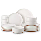 Tara Pink 18 Piece Dinnerware Set