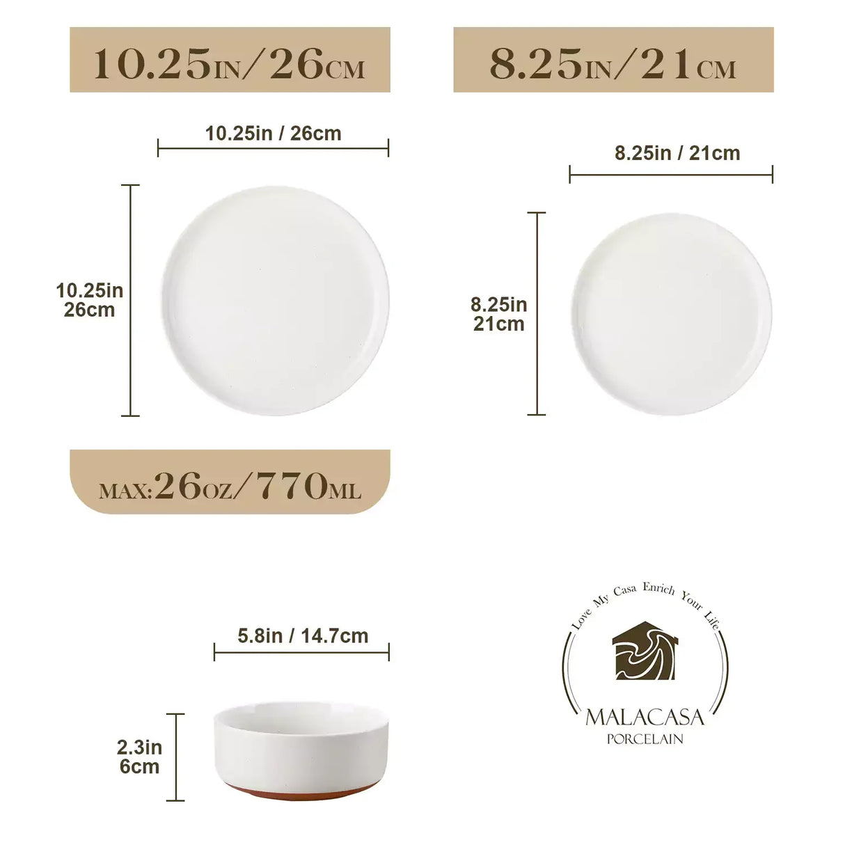 Tara Brown 18 Piece Dinnerware Set