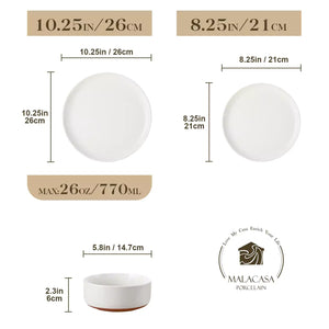 Tara Pink 18 Piece Dinnerware Set