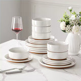 Tara Grey 18 Piece Dinnerware Set