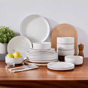Tara 18-Piece Stoneware Dinnerware Set