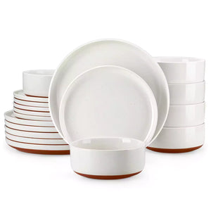 Tara 18-Piece Stoneware Dinnerware Set