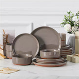 Tara Grey 18 Piece Dinnerware Set
