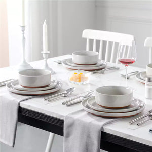 Tara Pink 18 Piece Dinnerware Set