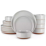 Tara 18 Piece Stoneware Dinnerware Set