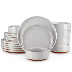 Tara 18-Piece Stoneware Dinnerware Set