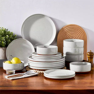 Tara 18-Piece Stoneware Dinnerware Set