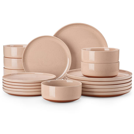 Tara Grey 18 Piece Dinnerware Set
