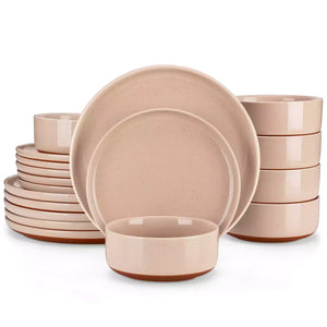Tara 18-Piece Stoneware Dinnerware Set