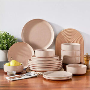 Tara 18-Piece Stoneware Dinnerware Set