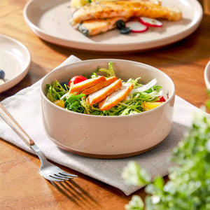 Tara 18-Piece Stoneware Dinnerware Set