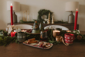 Sweet Water Decor Red Fluted Taper Candles - view 3