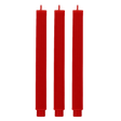 Sweet Water Decor Red Fluted Taper Candles