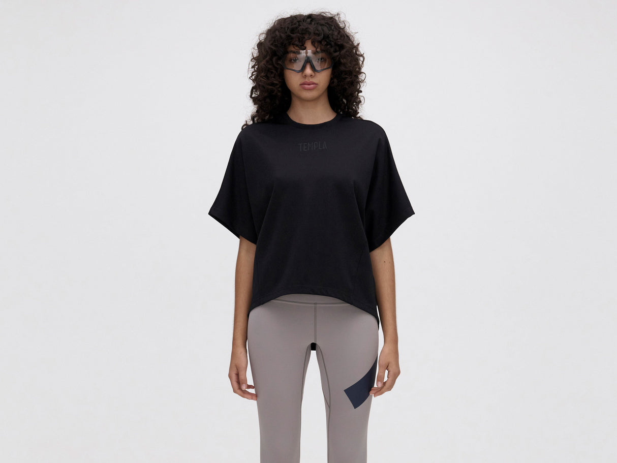 Cropped Tee - Black