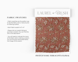 Terracotta Throw Pillow