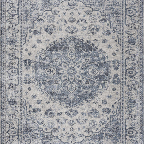 Blue Hiti Washable area rug - Clearance