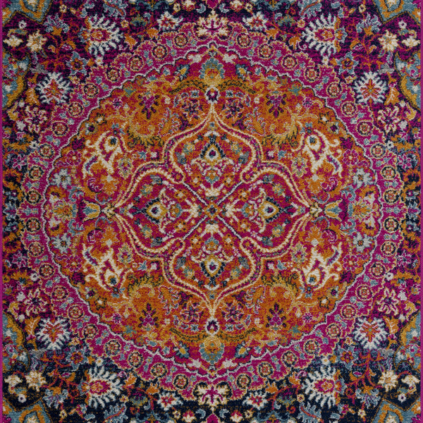 Burnt Orange Ojus Area Rug