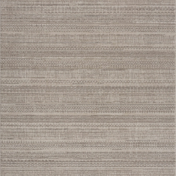 Nate Beige Tribal High Pile Carpet