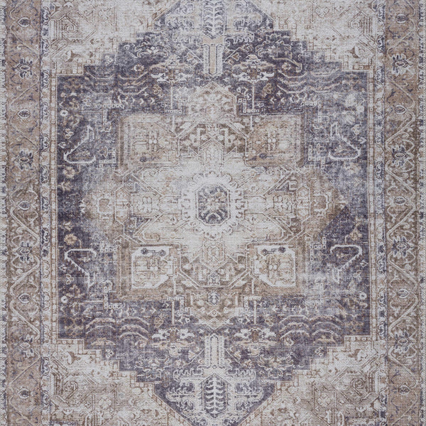 Beige Rosman Washable Area Rug - Promo