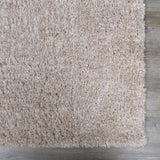 Siari Solid Oatmeal Shag Rug