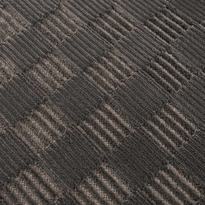 Truls 3D Checkered Washable Rug - Black