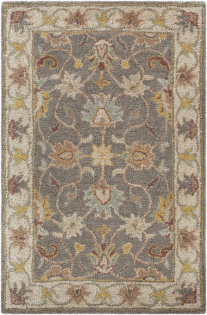Cherryfield Hand Tufted Taupe Wool Rug
