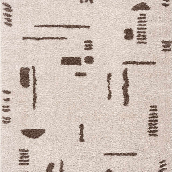 Azriel Brown Washable Area Rug