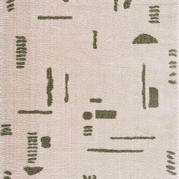 Azriel Green Washable Area Rug