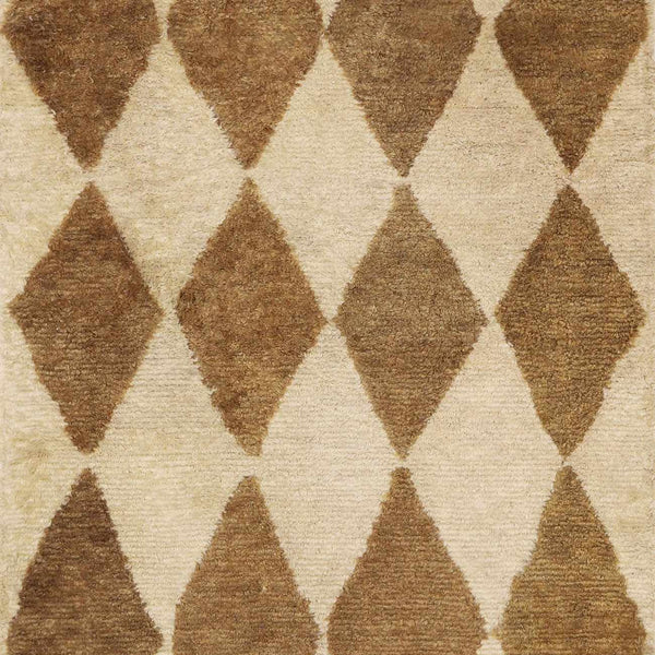 Tivka Diamond Checkered Wool Rug