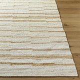 Tivon Broken-Striped Jute Rug