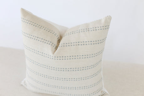 Tatum Blue Throw Pillow