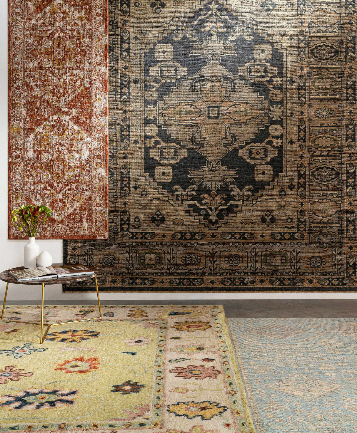 Strathbogie Traditional Red Area Rug