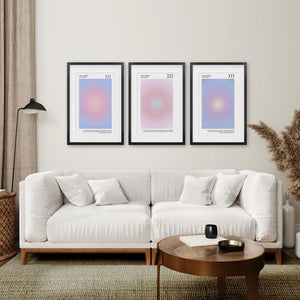 Positive Affirmation Aura Set Of 3 Prints