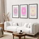 Aura Energy Spiritual Gradient Wall Art Set