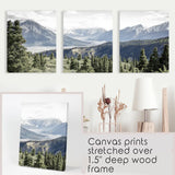Kluane National Park Wilderness Nature Triptych. Mountains Prints