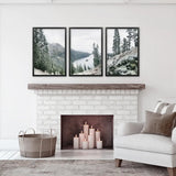 Lake Tahoe, Sierra Nevada. 3 Piece Wall Art