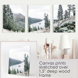 Lake Tahoe, Sierra Nevada. 3 Piece Wall Art