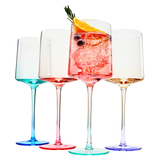 Alba Stemmed Wine Glassware, Set of 4