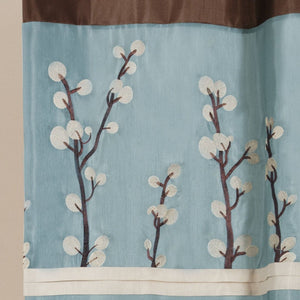 Cocoa Shower Curtain 72" x 72" in Blue_Brown