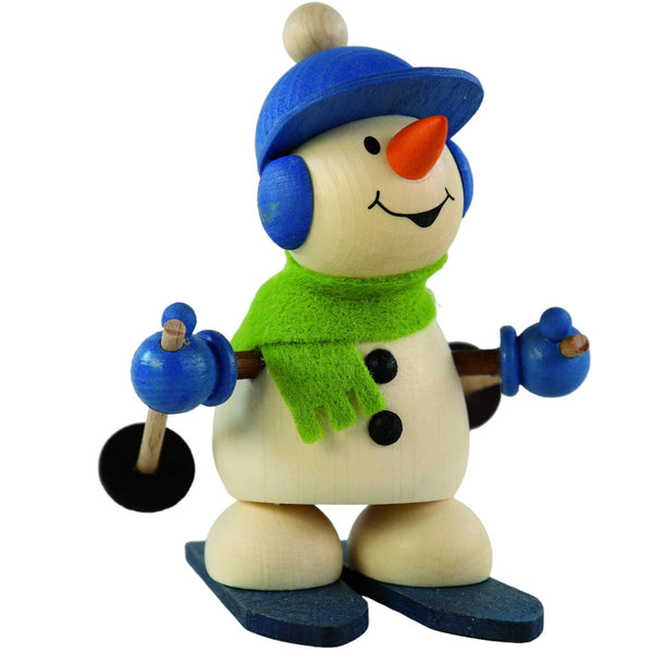 Weihnachtsmann Collectibles - Large Snowman on Ski's