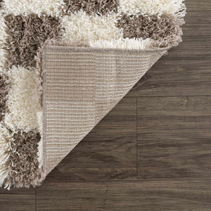 Boutique Rugs Atira Brown Checkered Area Rug - view 10