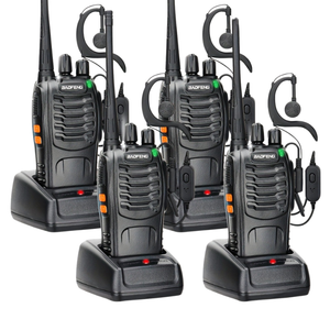 Long Range Walkie Talkies for Adults, Rechargeable 2-Way Radios with Earpieces