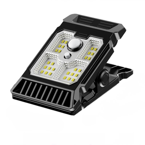 Solar Motion Sensor Garden Light Outdoor Courtyard Lawn Clip-On LED Lamp