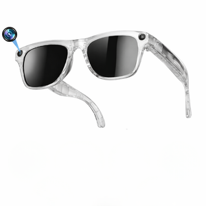 AI Smart Glasses Photochromic Camera Bluetooth Call Music Voice Assistant