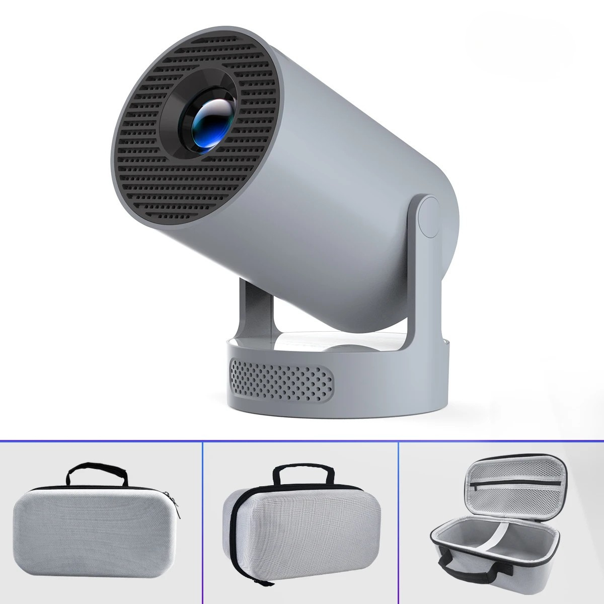 8K HD Portable Projector with WiFi6 BT5.0 Android Home Theater Outdoor Cinema