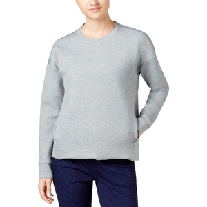 Women's Drop Shoulder Fleece Top Heather Grey Size Medium by 32 Degrees Heat