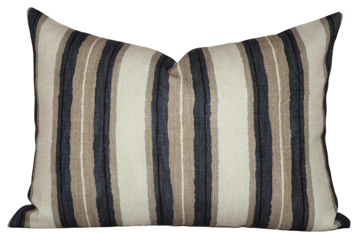 Shoreline Pillow Cover in Pebble, Indoor Outdoor, Kelly Wearstler Textiles